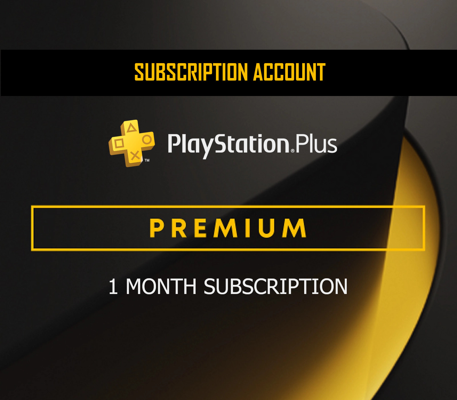 cover PlayStation Plus Premium 1 Month Subscription ACCOUNT