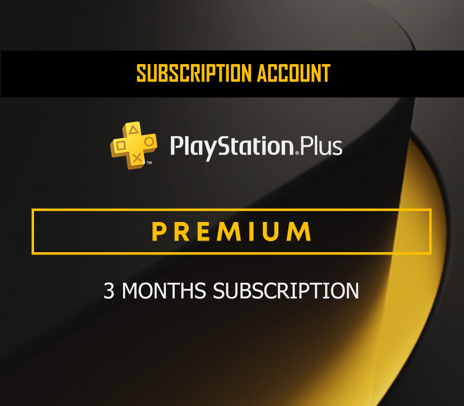 PlayStation Plus Premium 3 Months Subscription ACCOUNT