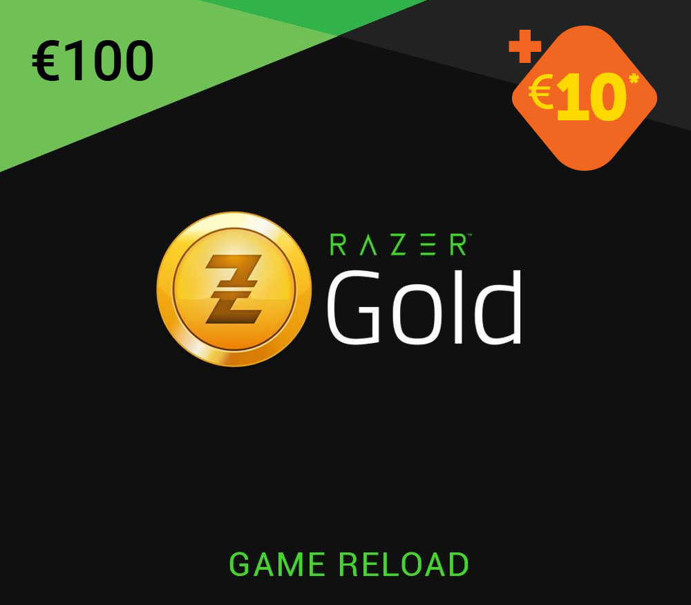 

RAZER GOLD €100 + €10 BONUS EU