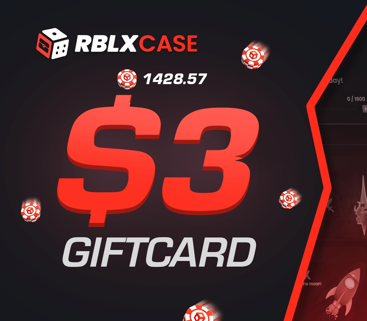 

RBLXCASE $3 Gift Card