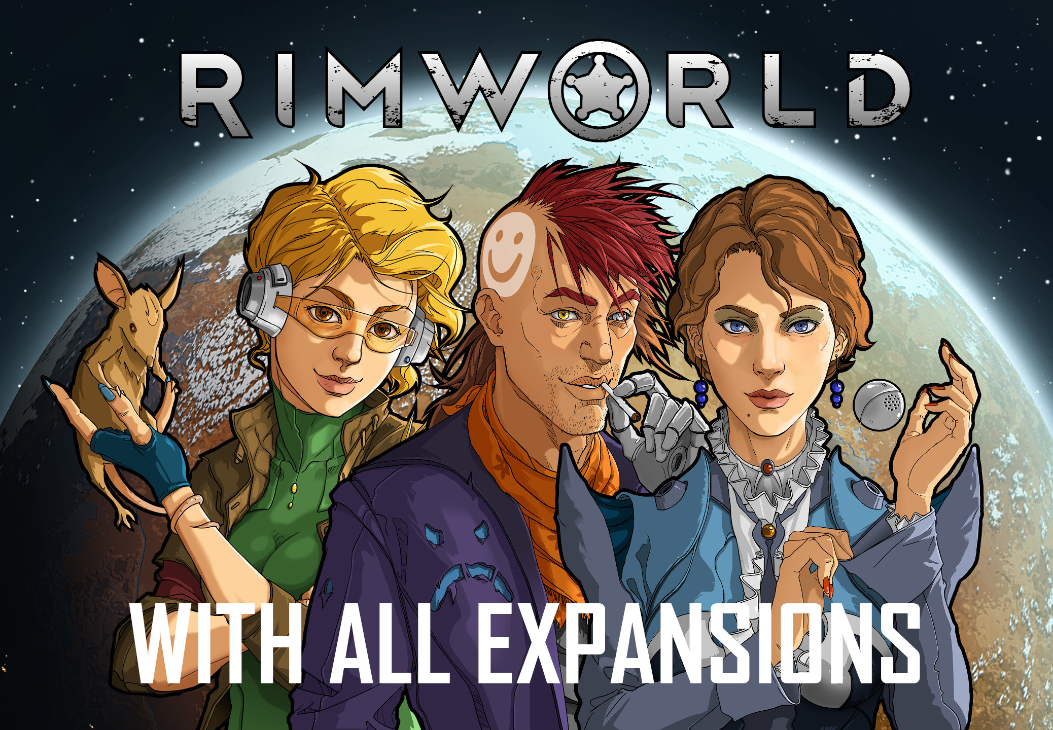 RimWorld with all expansions Steam CD Key