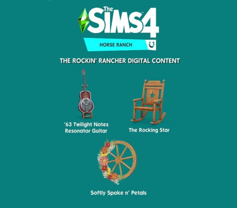 The Sims 4 - Horse Ranch - Rockin' Rancher DLC Origin CD Key