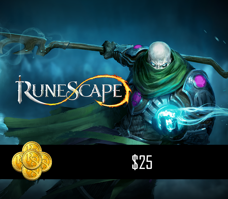 Runescape $25 Prepaid Game Card US