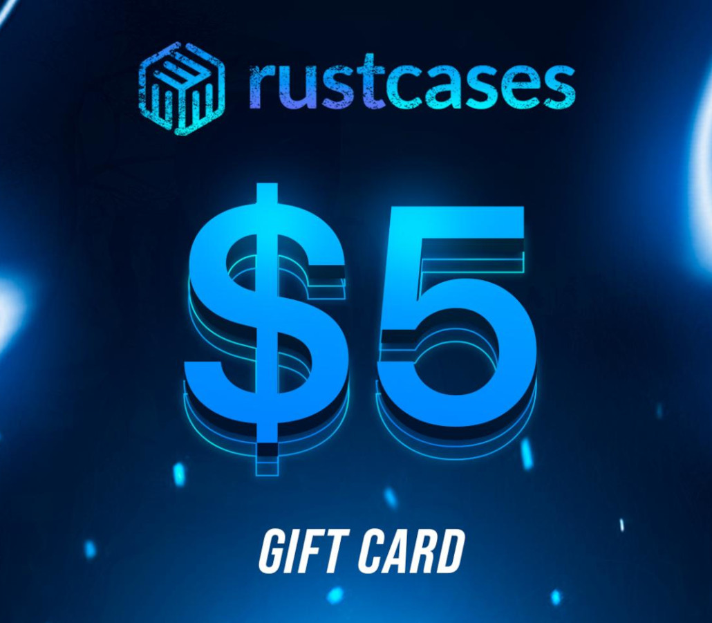 

RUSTCASES.com $5 Gift Card