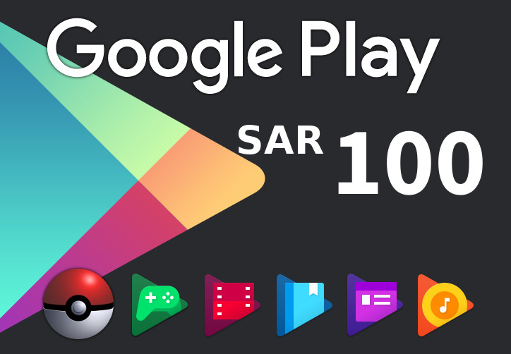Google Play SAR 100 SA Gift Card