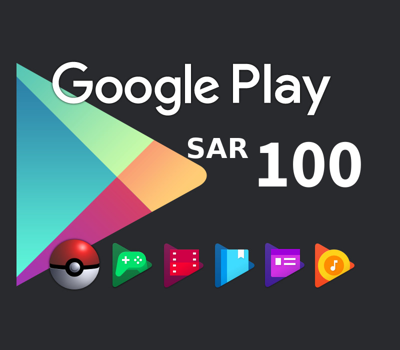 Google Play SAR 100 SA Gift Card