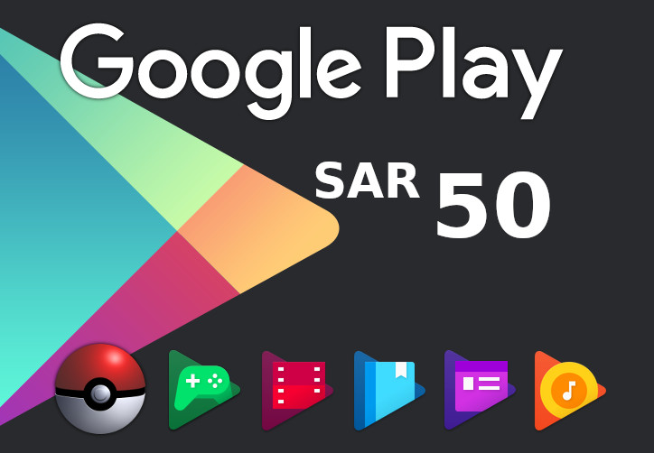 Google Play SAR 50 SA Gift Card