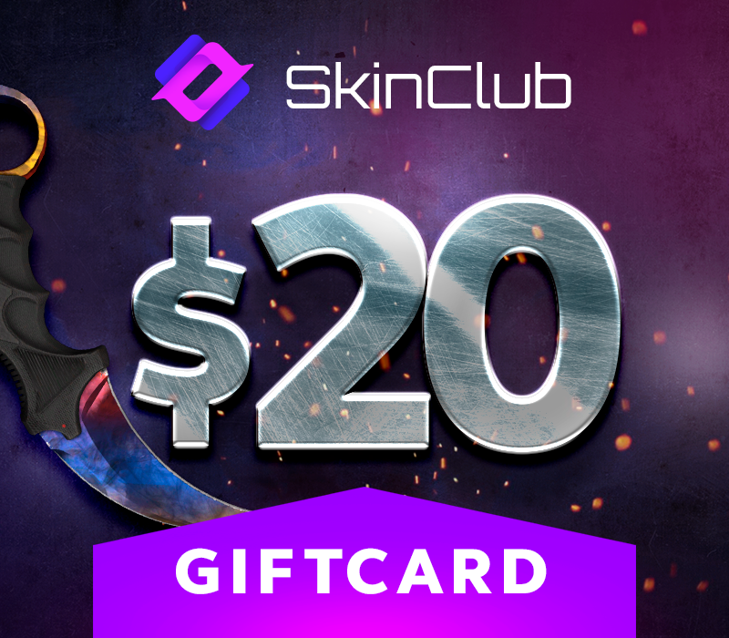 

Skin.Club $20 Gift Card