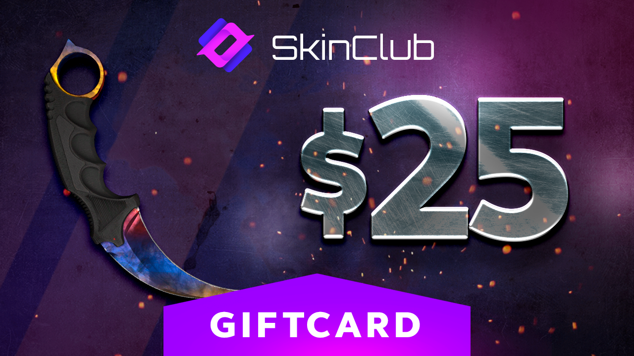 Skin.Club $25 Gift Card