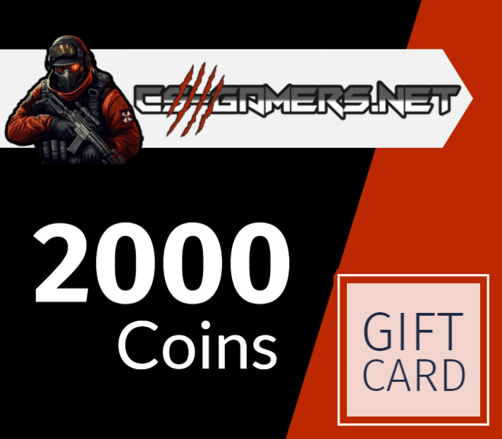 

CS-GAMERS 2000 Coins Gift Card