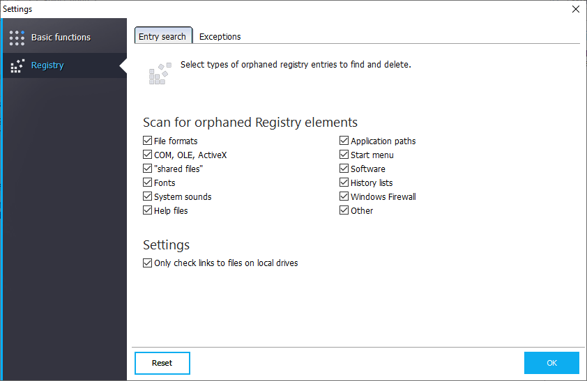 Ashampoo Registry Cleaner 2 - 2. kép - Irodai szoftver kategória