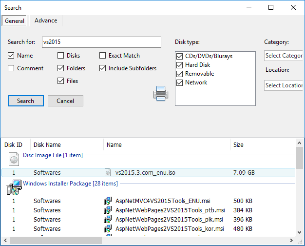 RBSoft: Easy Disk Catalog Maker