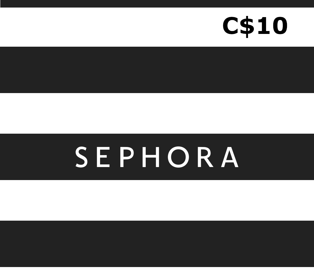 

Sephora C$10 Gift Card CA