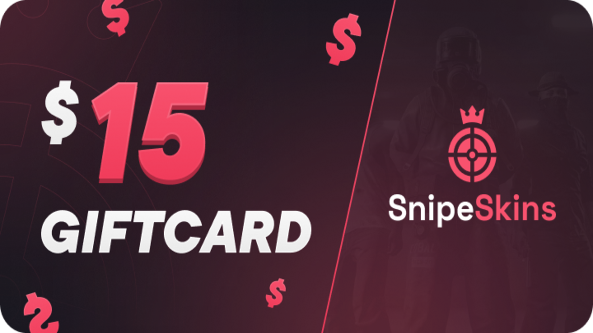SnipeSkins $15 Gift Card