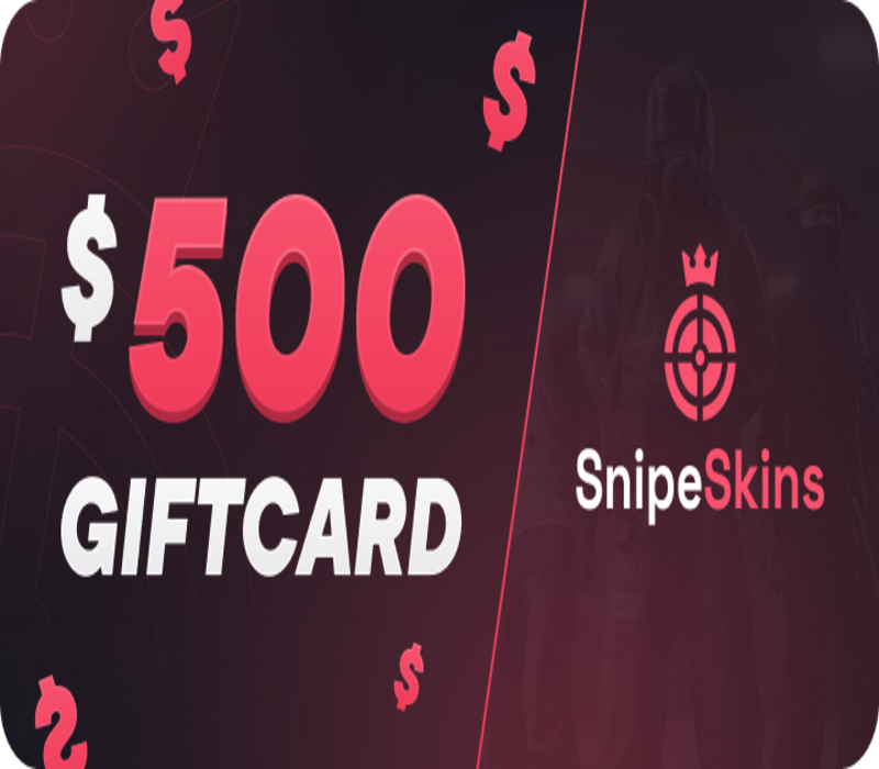 

SnipeSkins $500 Gift Card