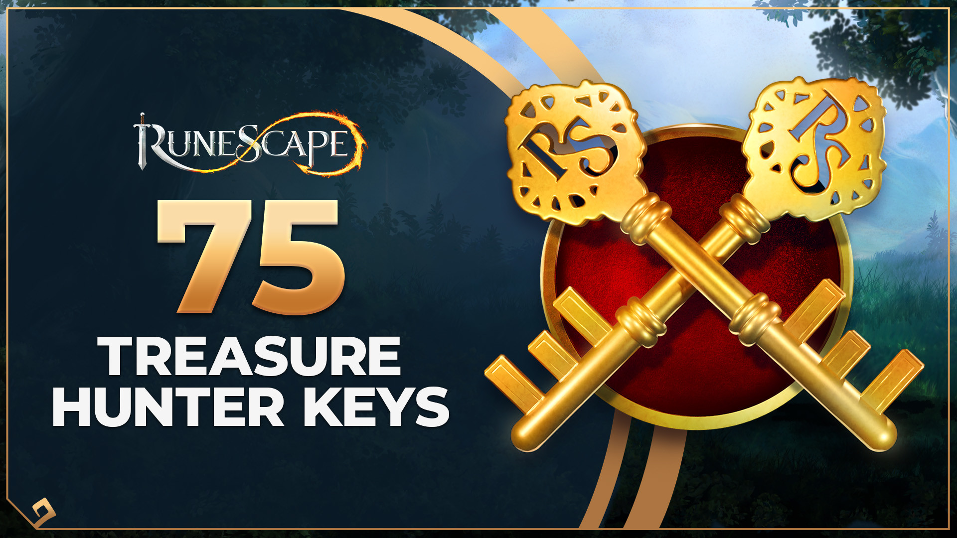 RuneScape - 75 Treasure Hunter Keys DLC Manual Delivery