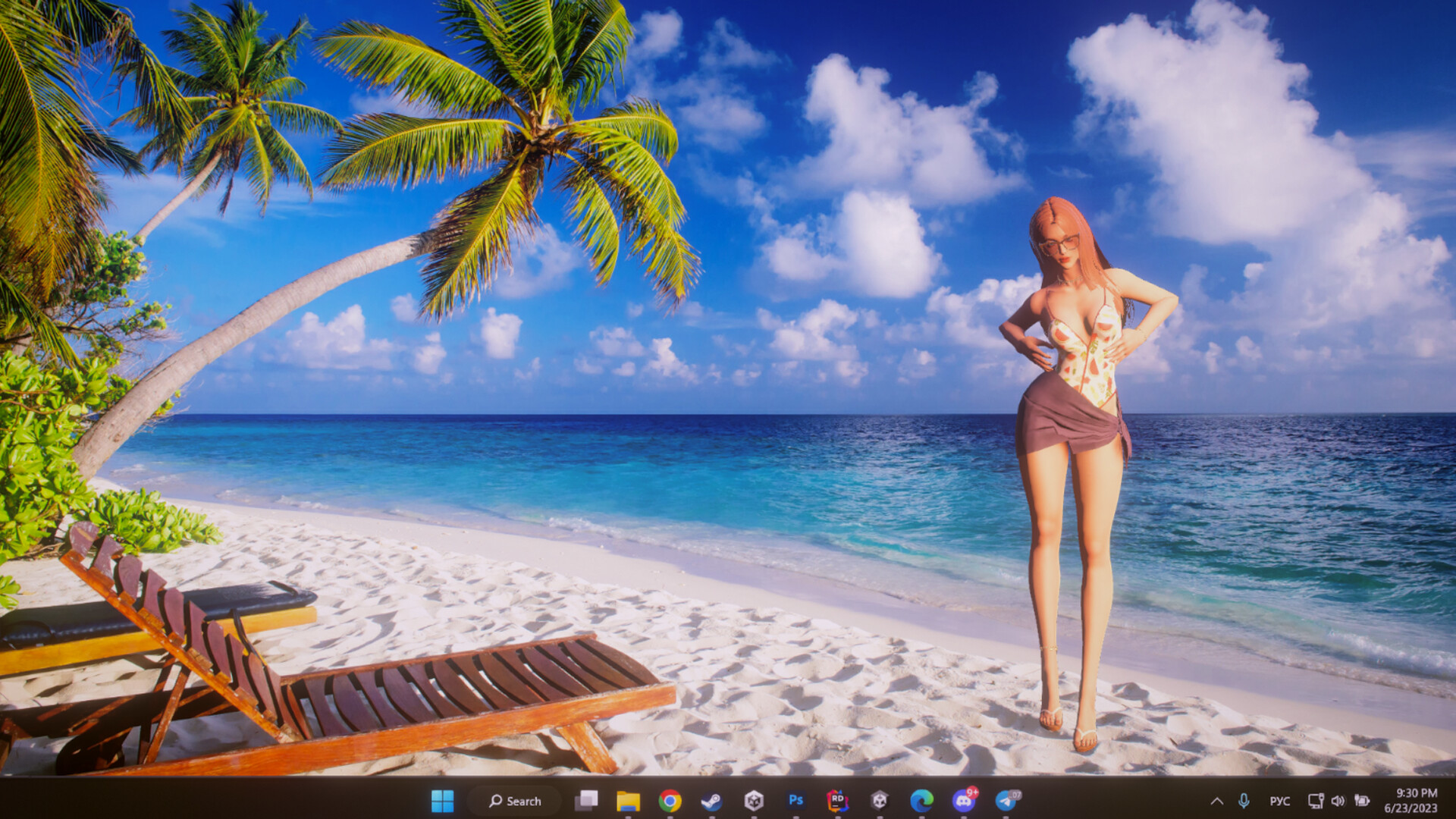 Desktop Beach Girls Steam CD Key