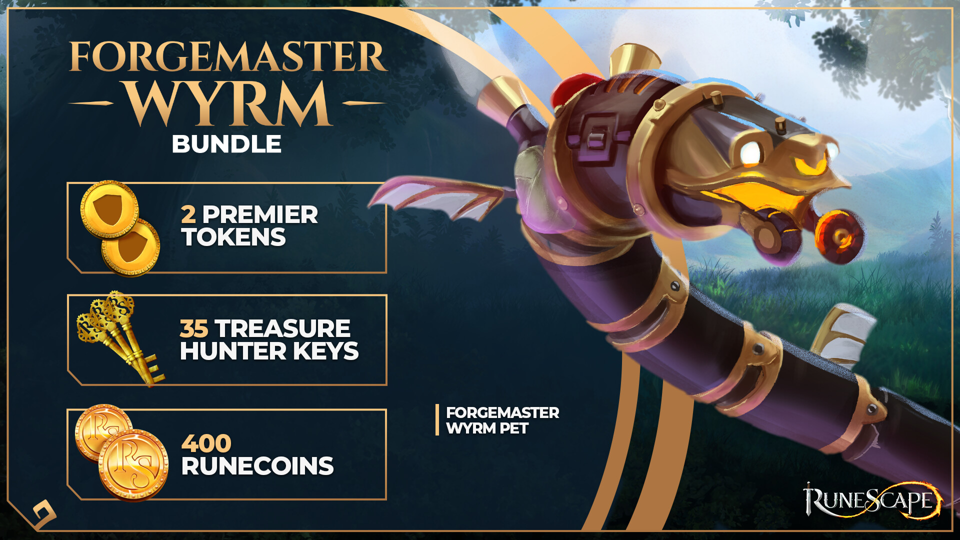 RuneScape - Forgemaster Wyrm Bundle DLC Manual Delivery