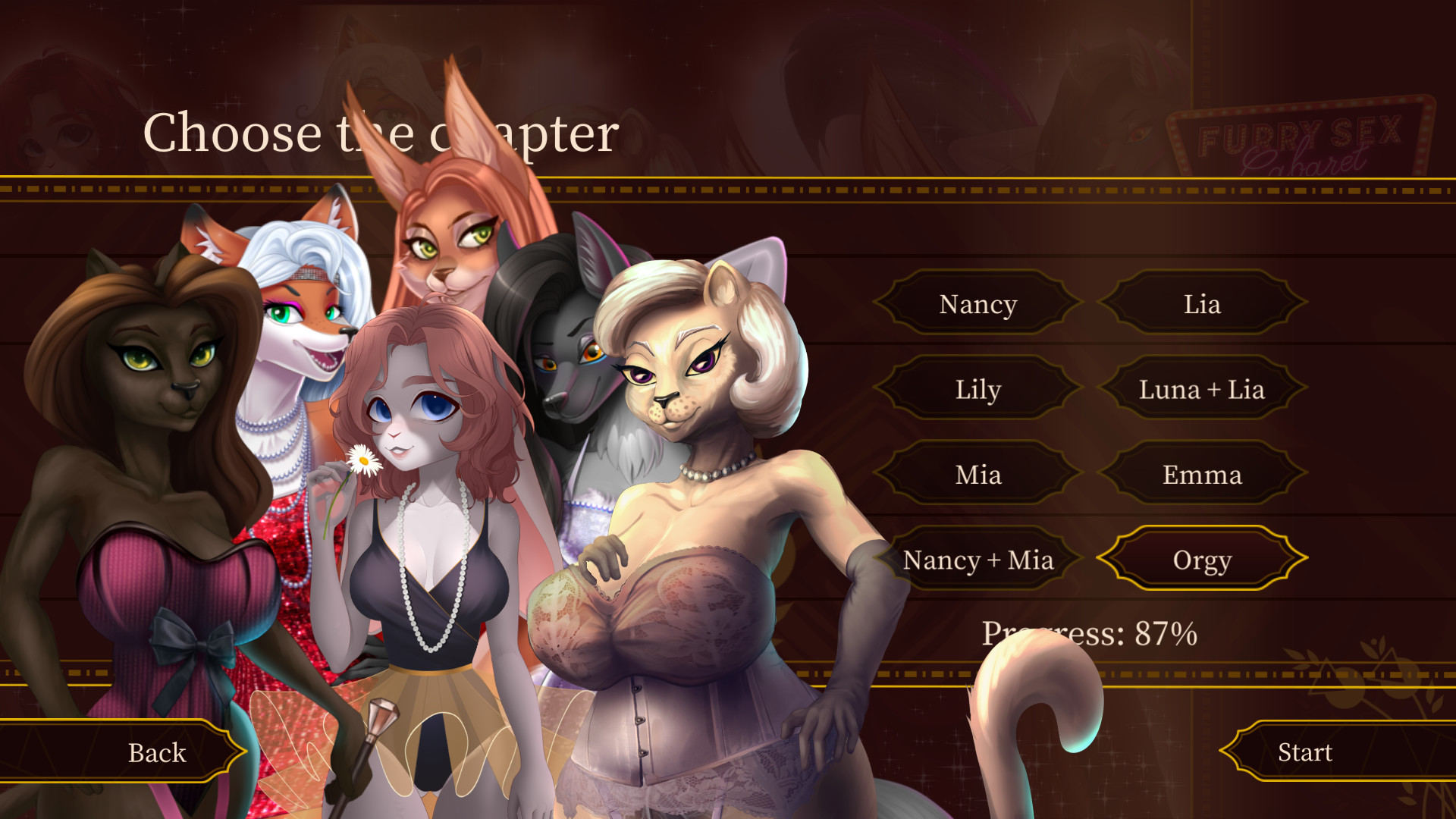 FURRY SEX: Cabaret Steam CD Key