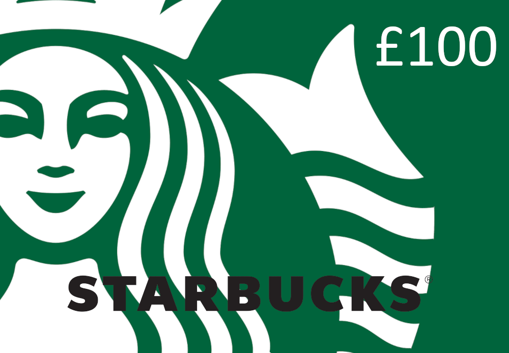 Starbucks £100 Gift Card UK