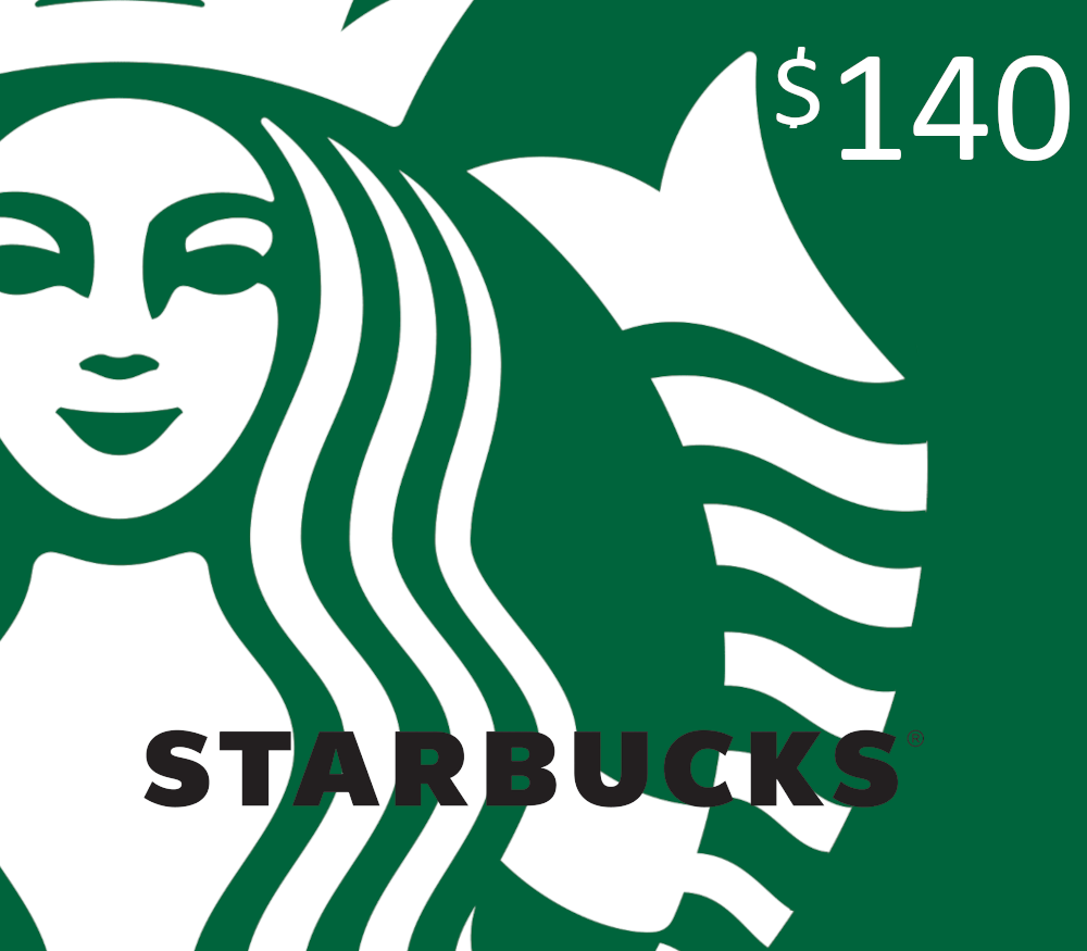 

Starbucks $140 Gift Card US