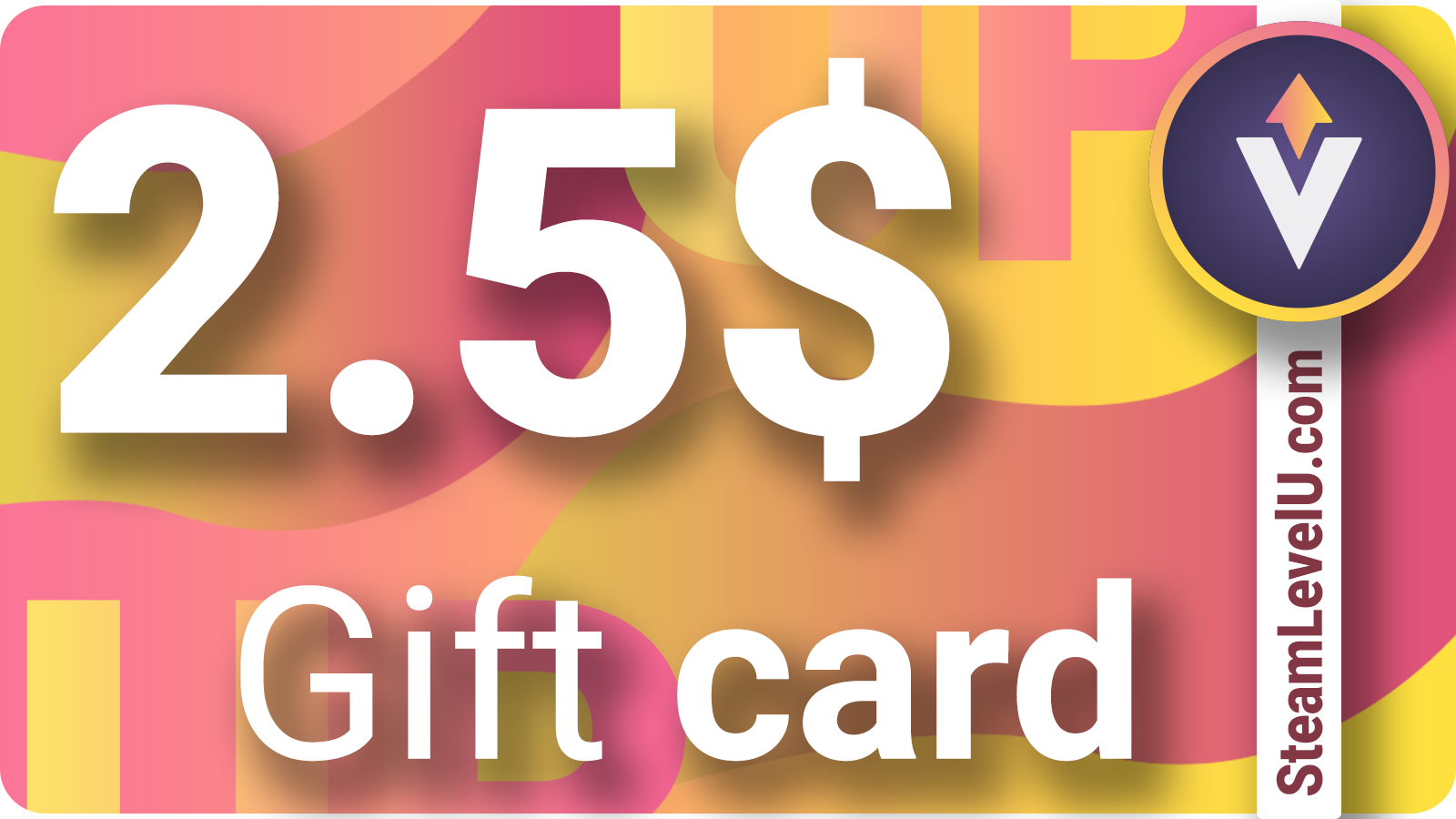 SteamLevelU 2,5 USD Gift Card