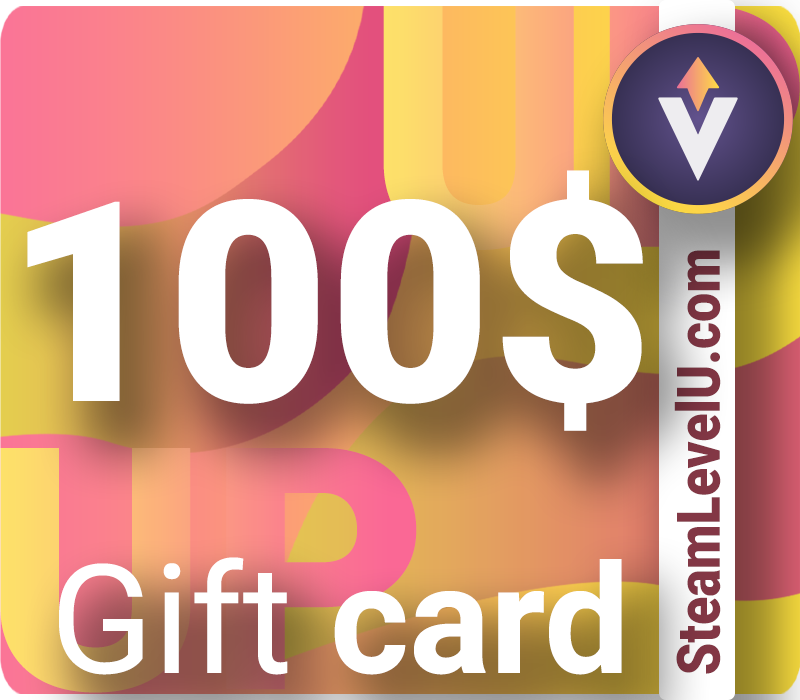 

SteamLevelU 100 USD Gift Card