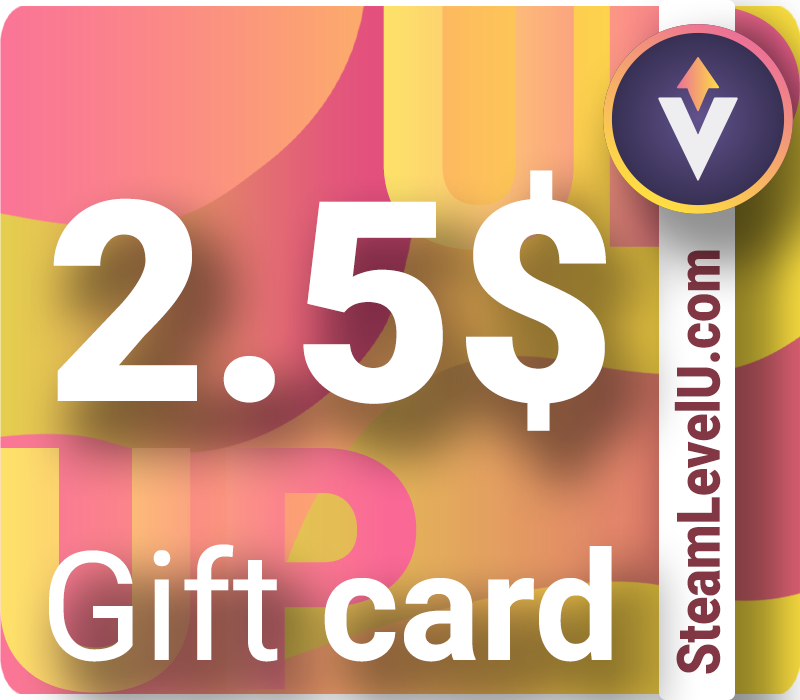 

SteamLevelU 2,5 USD Gift Card