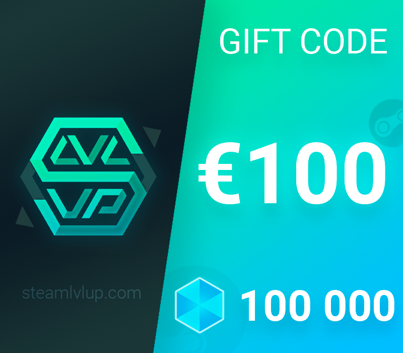 

SteamlvlUP €100 Gift Code