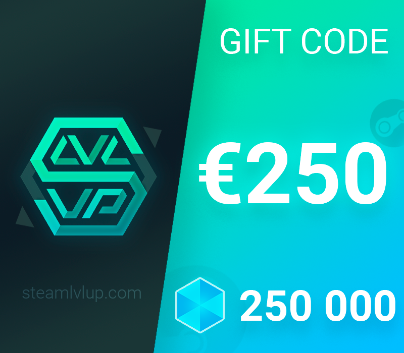 

SteamlvlUP €250 Gift Code