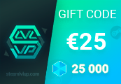 SteamlvlUP €25 Gift Code screenshot 1