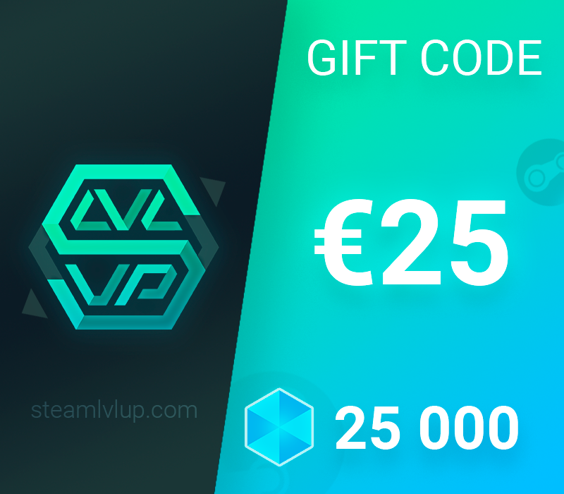 

SteamlvlUP €25 Gift Code