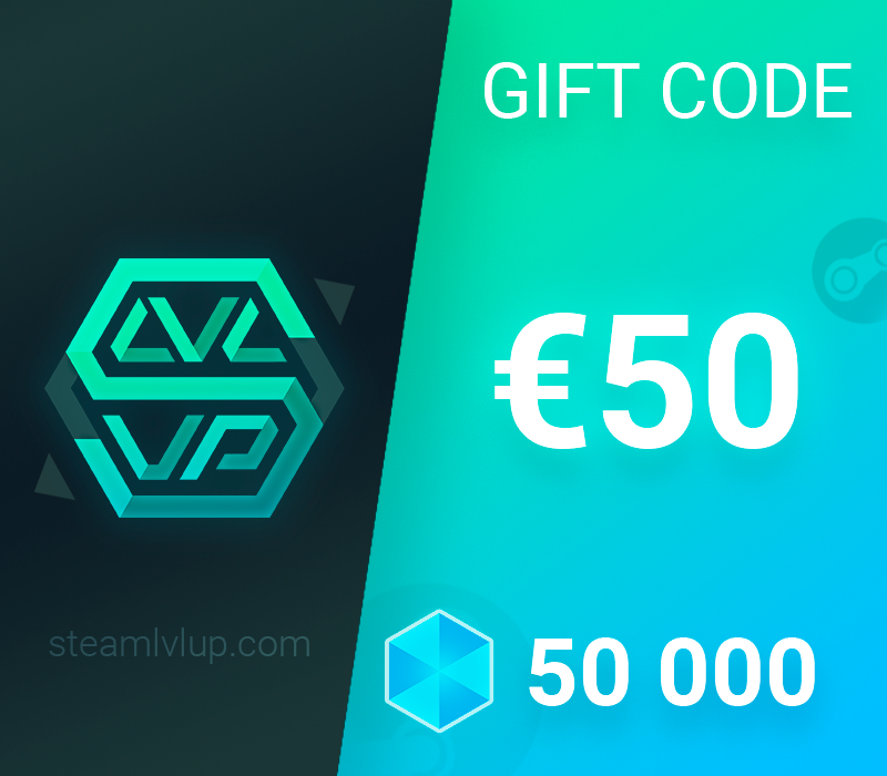 

SteamlvlUP €50 Gift Code