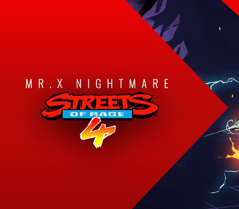 Streets Of Rage 4 - Mr. X Nightmare DLC EU XBOX One / Xbox Series X|S CD Key