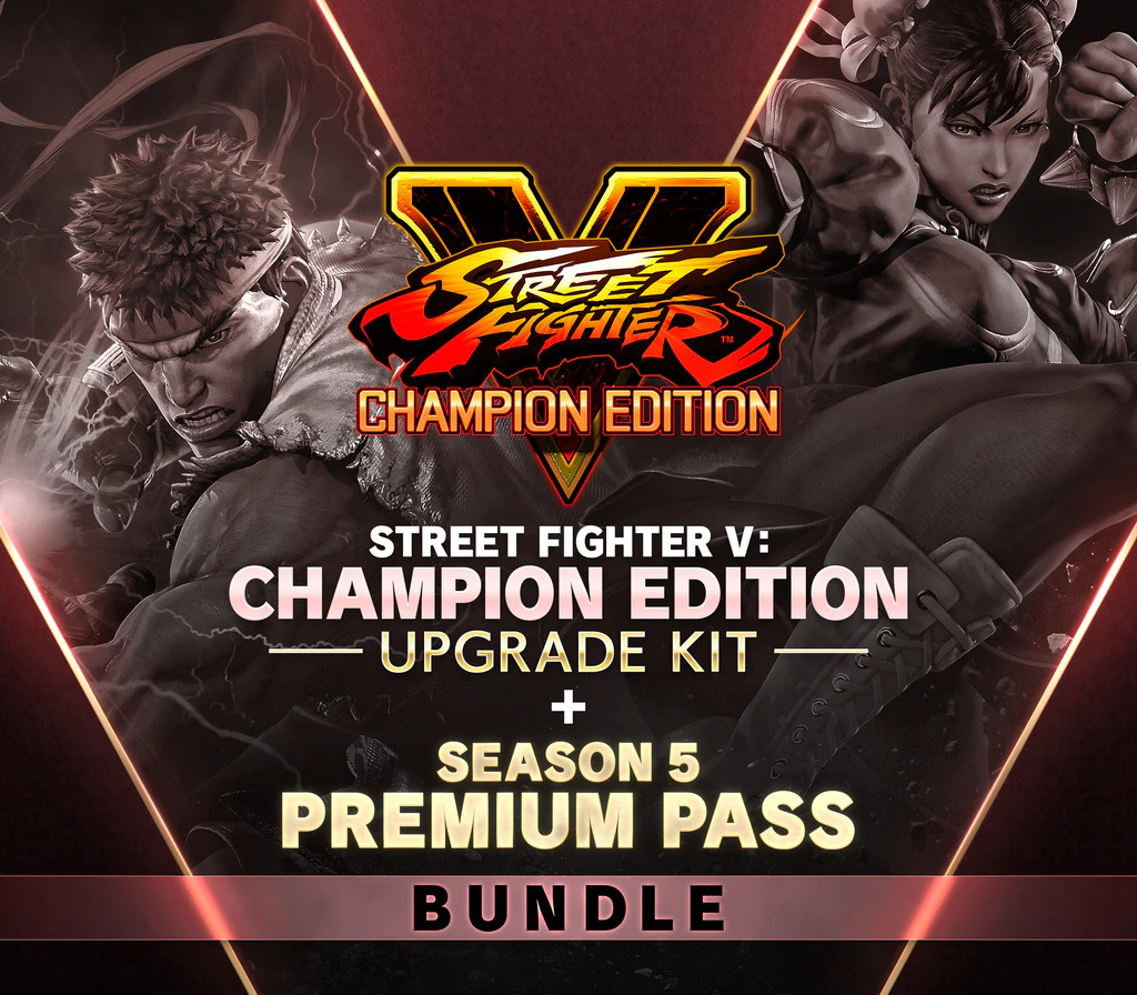 Street Fighter V - Champion Edition Upgrade Kit + Season 5 Premium Pass DLC Bundle Steam CD Key