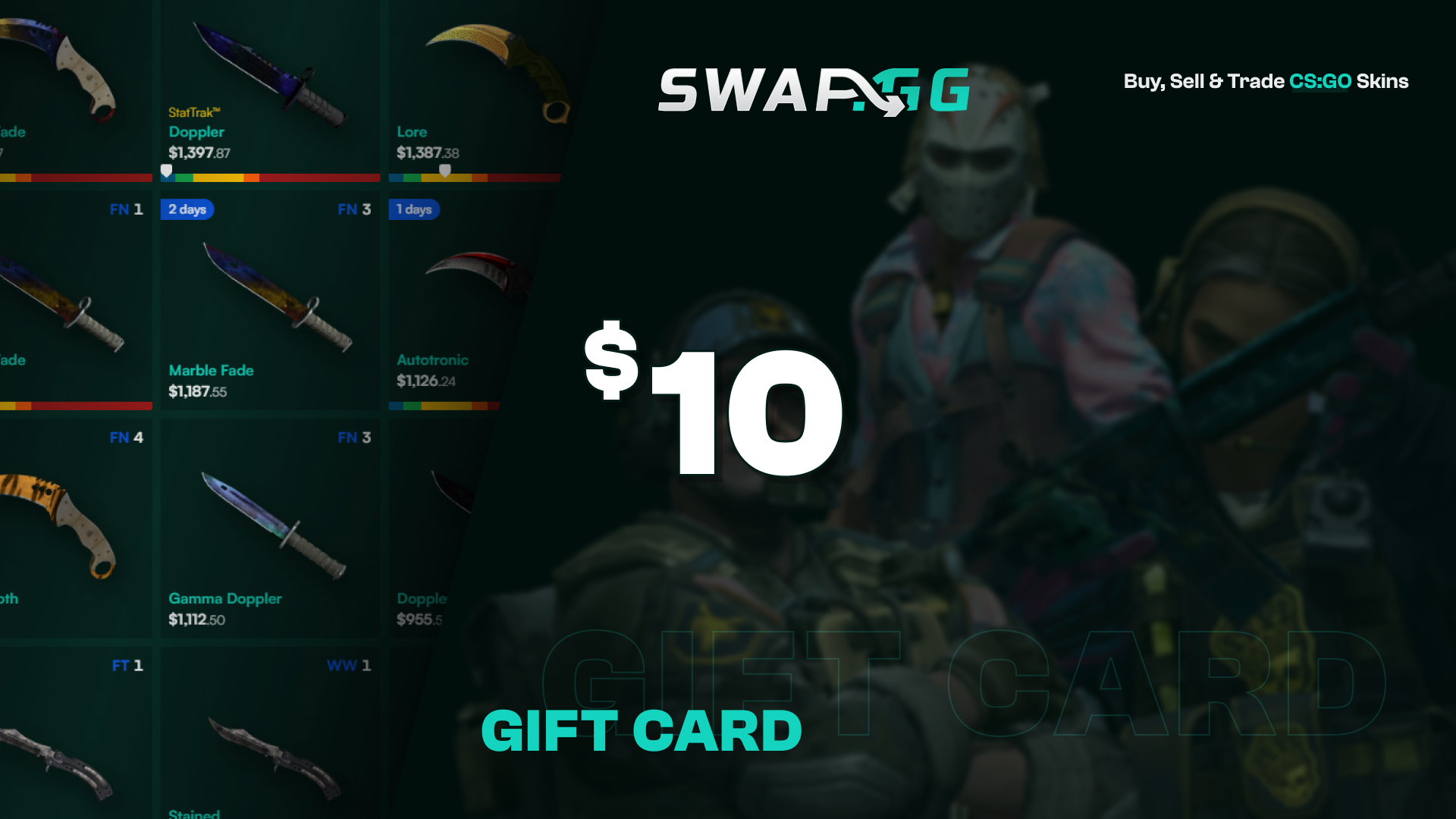 Swap.gg $10 Gift Card