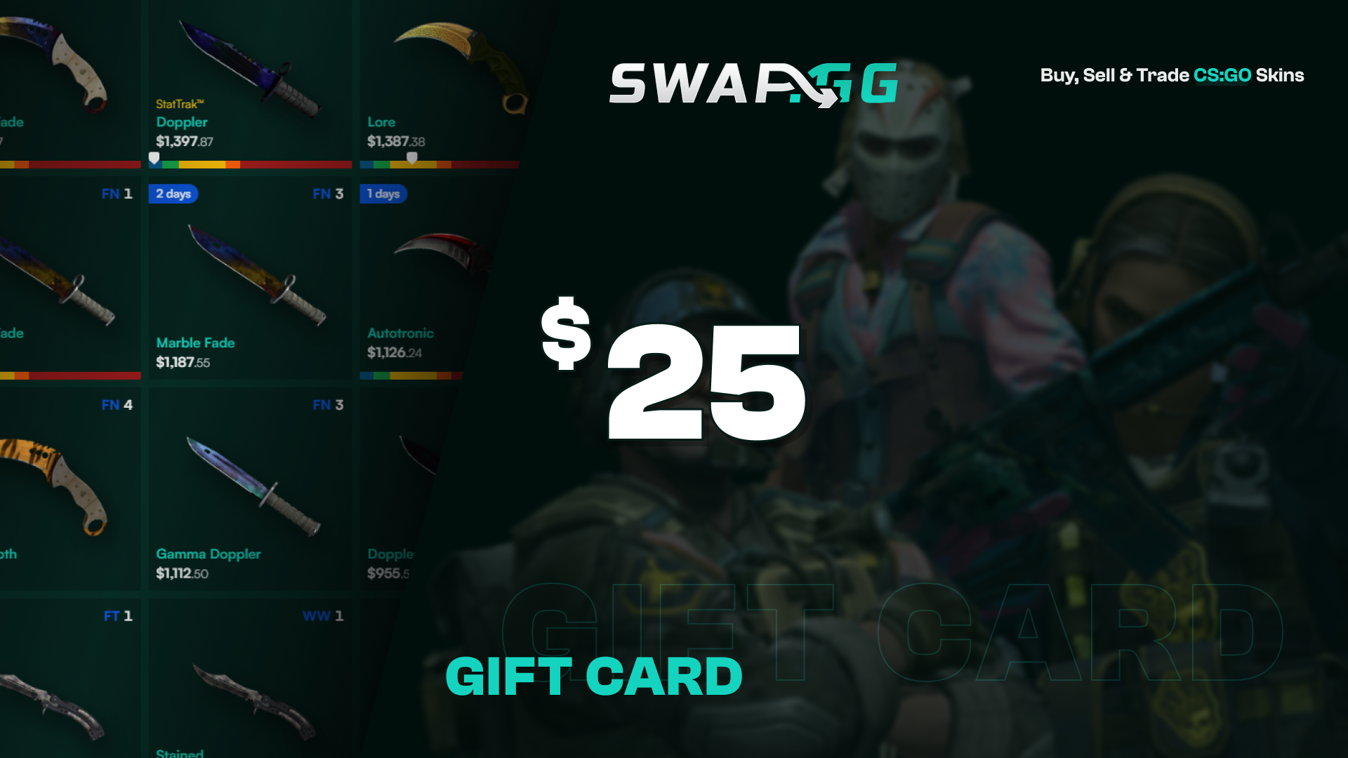 Swap.gg $25 Gift Card