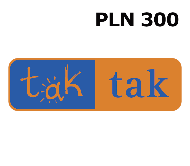 

Tak Tak 300 PLN Mobile Top-up PL