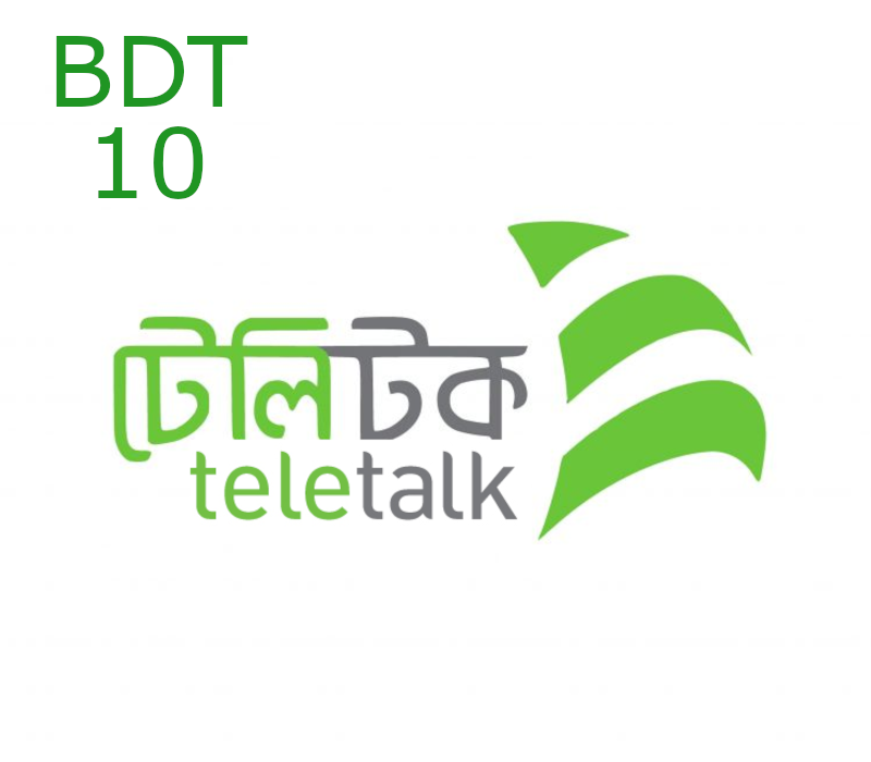 

Teletalk 10 BDT Mobile Top-up BD