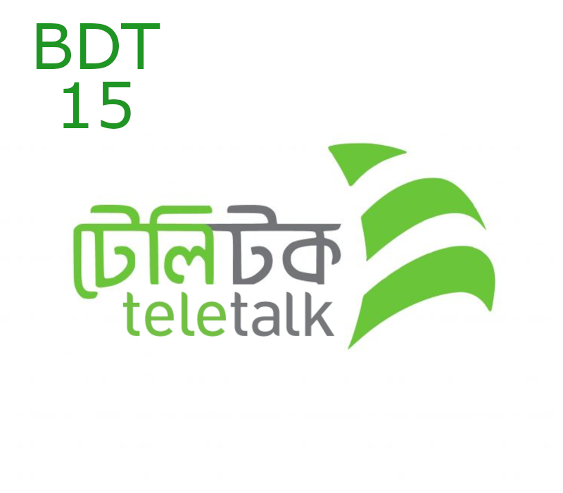 

Teletalk 15 BDT Mobile Top-up BD