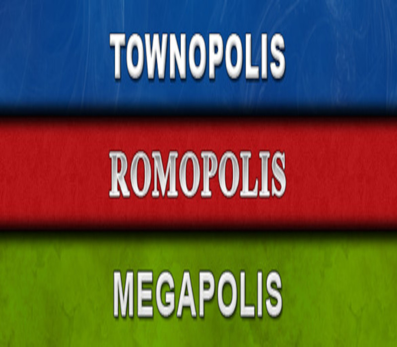 Townopolis Romopolis Megapolis Collection Steam CD Key