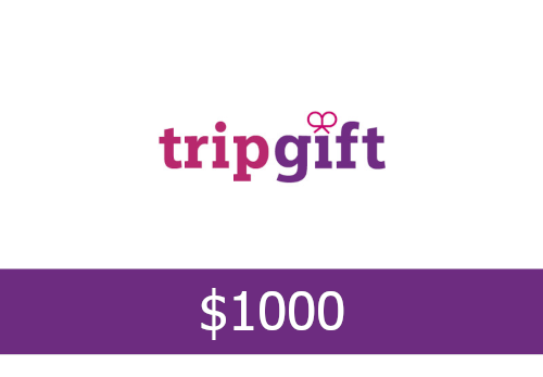 TripGift $1000 Gift Card CA