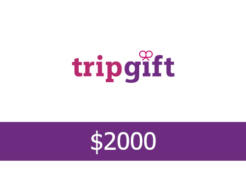 TripGift $2000 Gift Card US