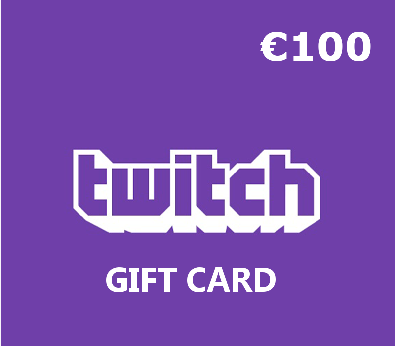 

Twitch €100 Gift Card PT