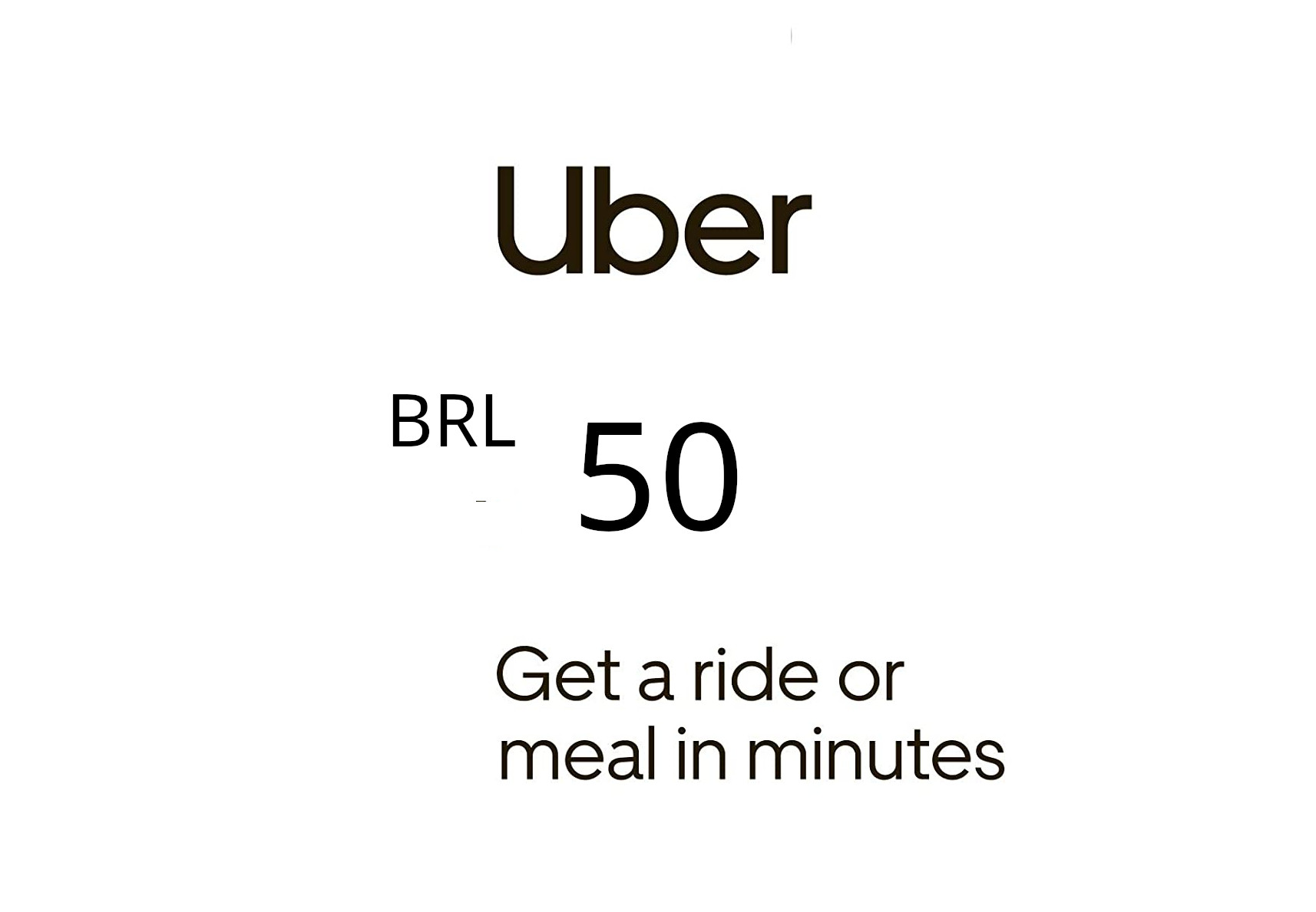 Uber BRL 50 BR Gift Card screenshot 1