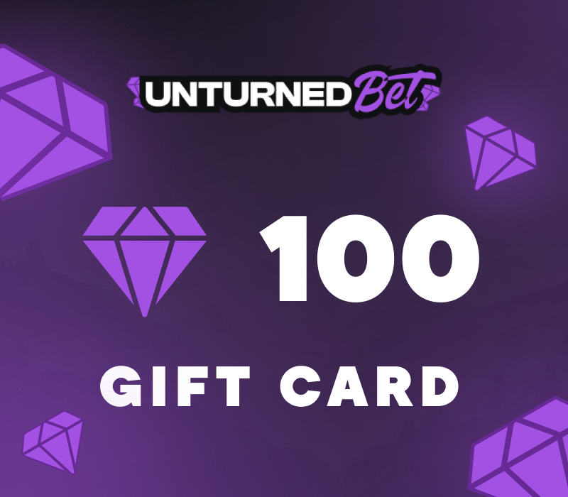 Unturned Bet 100 Gem Gift Card