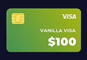 Vanilla VISA $100 US