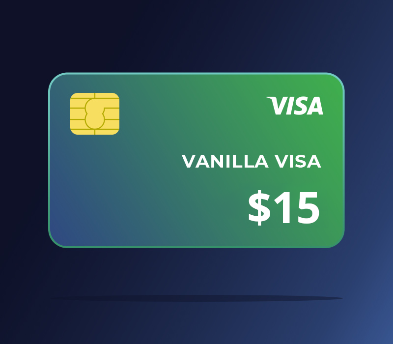 

Vanilla VISA $15 US