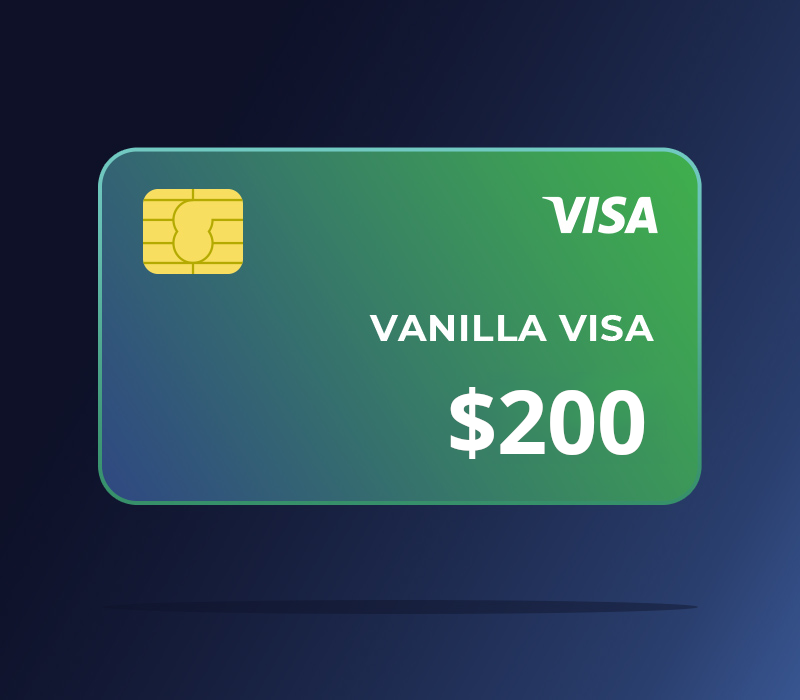 

Vanilla VISA $200 US