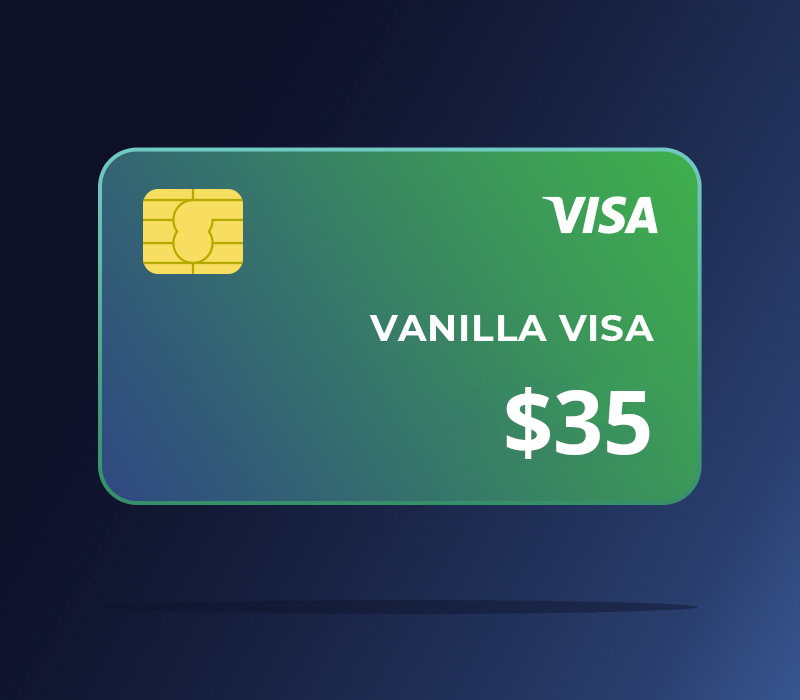 

Vanilla VISA $35 US